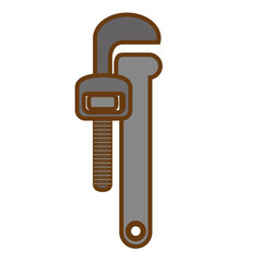 wrench tool icon image vector illustration design 