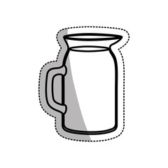 Pitcher icon. Machine tool instrument farm and agriculture theme. Isolated design. Vector illustration