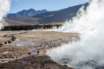Tatio geysers, Atacama desert, Chile