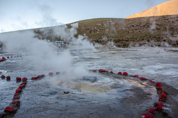 Tatio geysers, Atacama desert, Chile