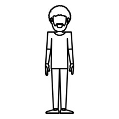 Hipster man icon. Male avatar person people and human theme. Isolated design. Vector illustration