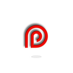 Fototapeta premium P, logo P, Icon P, Letter P, Symbol P