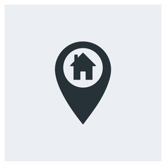 Home location pin icon