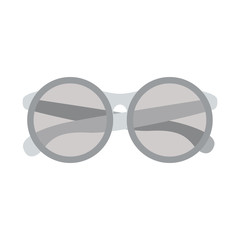 Glasses icon. Fashion style and accessory theme. Isolated design. Vector illustration