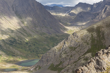 Williwaw Lakes from O'Malley Peak, Chugach State Park