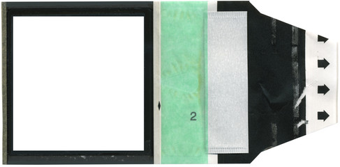 Photo frame. Emulsion film polaroid border frame. 