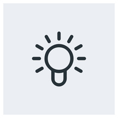 Bulb icon, idea icon