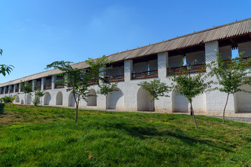 Wall of Kremlin in Astrakhan. Russia