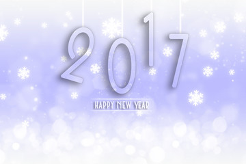 HAPPY NEW YEAR 2017 illustration