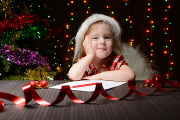 Girl pondered letter to Santa Claus