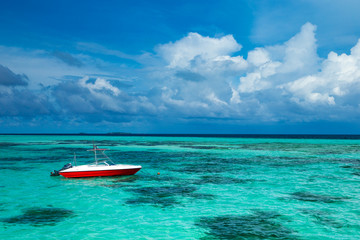 tropical beach in Maldives