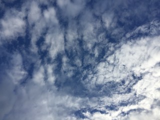 Beautiful Cloudy sky and sunshine in morning