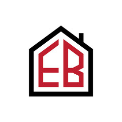 simple initial logo pentagon house