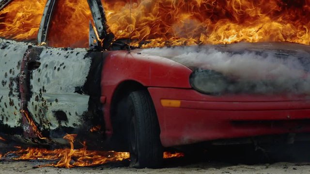 Burning Car