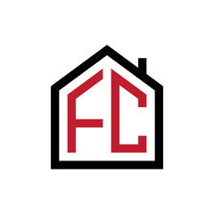 simple initial logo pentagon house