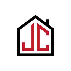 simple initial logo pentagon house