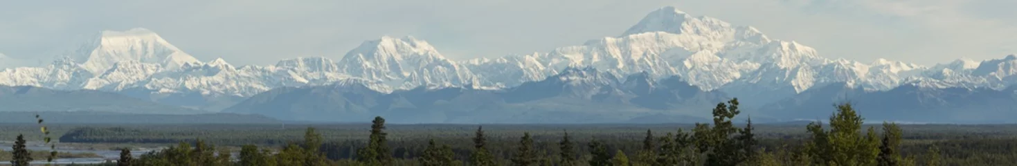 Photo sur Plexiglas Anti-reflet Denali The Alaska Range from Talkeetna, Alaska.