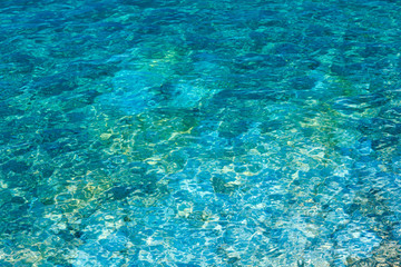 Fototapeta na wymiar Summer Ionian sea coast, Albania.