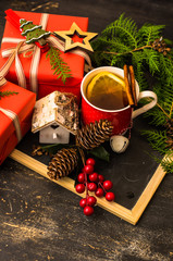 Christmas mulled tea