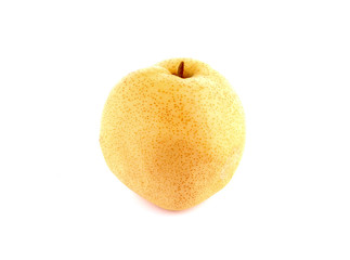 Chinese pear on white background