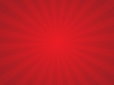 Sunburst red horizontal background