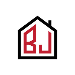 simple initial logo pentagon house