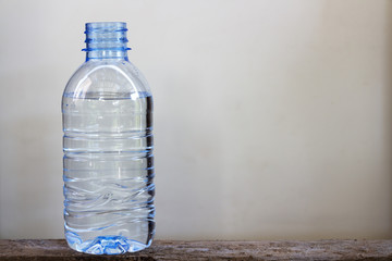 Drinking water in plastic bottles