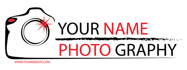 Photographer Logo for design or website.