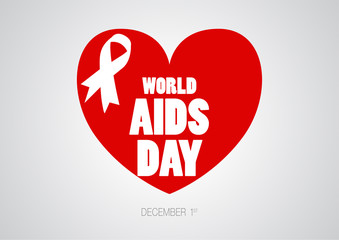 world aids day banner logo