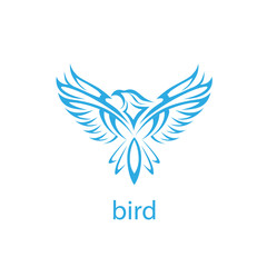 vector bird logo