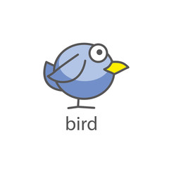 vector bird logo