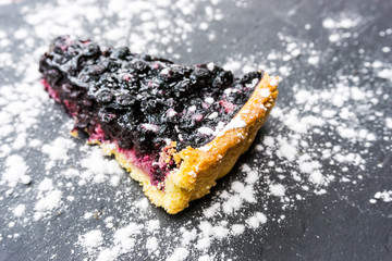 one slice of pie dessert ready to eat