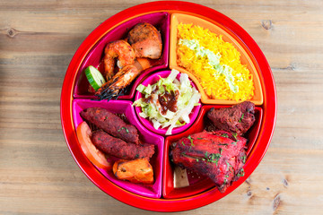 food specialities Mixed Grill Indian Flavor