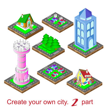 Create your own city. The second part
