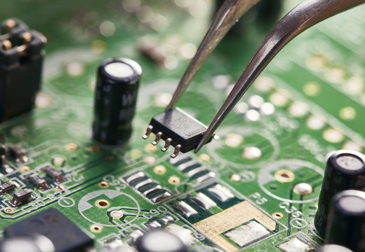 Assembling a circuit board. Technological background