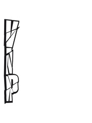 Blue vertical pattern scratch cool vip logo design lines line pattern very important person