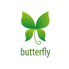 vector butterfly logo