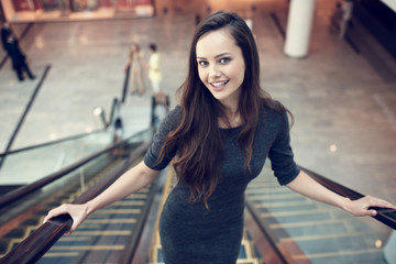 Outdoor portrait of the beautiful young sexy woman.