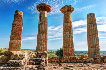 Heracles Temple, Temple Valley, Agrigento, Sicily