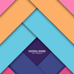 Vector material design background. Abstract creative concept layout template. For web and mobile app, paper art illustration design. style blank, poster, booklet. Motion wallpaper element. Flat ui.