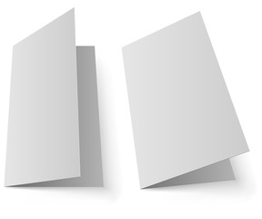 Blank greeting card vector template