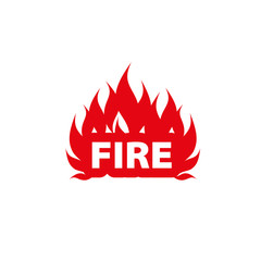 fire vector logo