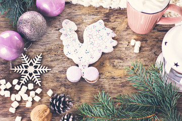 Gingerbread in the form of a rooster