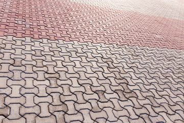 Pavement as background