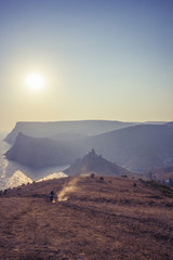 Закат в горах возле Балаклавы