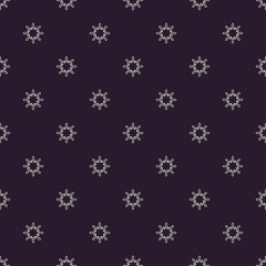 Christmas snowflakes seamless background.