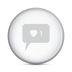 like flat icon vector