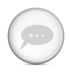 balloon chat flat icon vector