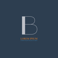 B letter for company identity