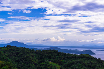 Fototapeta na wymiar Taal Volcano View at Tagaytay Philippines 4667